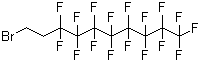 结构式 CAS# 21652-57-3, 2-全氟辛基乙基溴; 2-全氟辛基溴乙烷