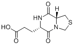 structure of CAS# 2165766-24-3, Pidotimod Impurity 16;(6S,8aR)-Hexahydro-5,8-dioxo-3H-thiazolo[3,4-a]pyrazine-6-propanoic Acid
