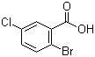 structure of CAS# 21739-93-5, 2-Bromo-5-chlorobenzoic acid