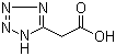 1H-Tetrazole-5-acetic acid molecular structure (CAS 21743-75-9)