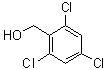 structure of CAS# 217479-60-2, 2,4,6-Trichlorobenzenemethanol;(2,4,6-Trichlorophenyl)methanol; 2,4,6-Trichlorobenzyl alcohol