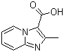 structure of CAS# 21801-79-6, 2-Methylimidazo[1,2-a]pyridine-3-carboxylic acid