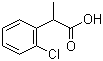 结构式 CAS# 2184-85-2, 2-(2-氯苯基)丙酸