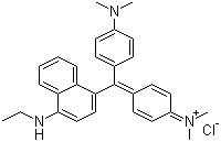 Basic Blue 11 molecular structure (CAS 2185-86-6)
