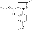 结构式 CAS# 218632-36-1, 1-(4-甲氧基苯基)-3-甲基-1H-吡唑-5-羧酸乙酯