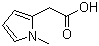 structure of CAS# 21898-59-9, 1-Methylpyrrole-2-acetic acid;1-Methyl-1H-pyrrole-2-acetic acid