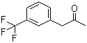structure of CAS# 21906-39-8, 3-(Trifluoromethyl)phenylacetone;1-(alpha,alpha,alpha-Trifluoro-m-tolyl)-2-propanone