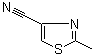 structure of CAS# 21917-76-0, 2-Methylthiazole-4-carbonitrile;2-Methyl-4-cyanothiazole