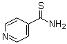 structure of CAS# 2196-13-6, Thioisonicotinamide;4-Pyridinethioamide; 4-(Aminothiocarbonyl)pyridine; 4-Pyridinethiocarboxamide; 4-Pyridylthiocarboxamide; Isonicotinic acid thioamide; Isothionicotinamide; NSC 1607; Thio-4-pyridinecarboxamide; Thioisonicotinamide