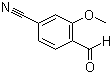 structure of CAS# 21962-45-8, 4-Cyano-2-methoxybenzaldehyde;2-Methoxy-4-cyanobenzaldehyde