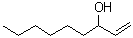 structure of CAS# 21964-44-3, Hexylvinylcarbinol;(±)-1-Nonen-3-ol; 1-Vinylheptanol; 3-Hydroxy-1-nonene; Hexylvinylcarbinol; NSC 102782