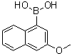 结构式 CAS# 219834-94-3, (3-甲氧基-1-萘基)硼酸
