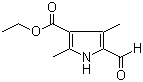 结构式 CAS# 2199-59-9, 2,4-二甲基-5-醛基-1H-吡咯-3-甲酸乙酯