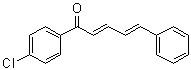 structure of CAS# 2204-33-3, 1-(4-Chlorophenyl)-5-phenyl-2,4-pentadien-1-one;1-(4-Chlorophenyl)-5-phenylpenta-2,4-dien-1-one; NSC 159054; NSC 687738