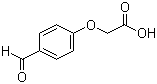 structure of CAS# 22042-71-3, 4-Formylphenoxyacetic acid;(p-Formylphenoxy)acetic acid