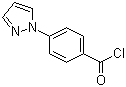 结构式 CAS# 220461-83-6, 4-(1H-吡唑-1-基)苯甲酰氯