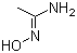 structure of CAS# 22059-22-9, N-Hydroxyacetamidine;(1E)-N'-Hydroxyethanimidamide