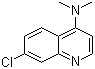 structure of CAS# 22072-07-7, 7-Chloro-N,N-dimethylquinolin-4-amine