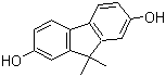 结构式 CAS# 221010-68-0, 9,9-二甲基-9H-芴-2,7-二醇