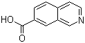 结构式 CAS# 221050-96-0, 异喹啉-7-甲酸; 7-异喹啉甲酸