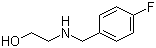 结构式 CAS# 22116-33-2, 2-(4-氟苄基氨基)乙醇