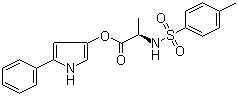 structure of CAS# 221446-55-5, 3-(N-Tosyl-L-alaninyloxy)-5-phenylpyrrole