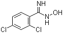结构式 CAS# 22179-80-2, 2,4-二氯苄脒肟; 2,4-二氯苯甲脒肟
