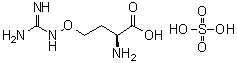 结构式 CAS# 2219-31-0, L-刀豆氨酸硫酸盐
