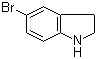 structure of CAS# 22190-33-6, 5-Bromoindoline;5-Bromo-2,3-dihydro-1H-indole