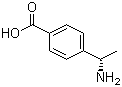 结构式 CAS# 222714-33-2, (S)-4-(1-氨基乙基)苯甲酸