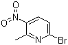 结构式 CAS# 22282-96-8, 2-溴-5-硝基-6-甲基吡啶