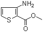 结构式 CAS# 22288-78-4, 3-氨基-2-噻吩甲酸甲酯