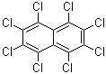 结构式 CAS# 2234-13-1, 八氯化萘; 八氯萘; 全氯萘