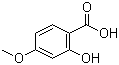 structure of CAS# 2237-36-7, 4-Methoxysalicylic acid;2-Hydroxy-4-methoxybenzoic acid