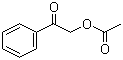 structure of CAS# 2243-35-8, Phenacyl acetate;Acetic acid phenacyl ester; 2-(Acetyloxy)-1-phenylethanone