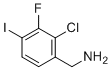 structure of CAS# 2246363-11-9, (2-Chloro-3-fluoro-4-iodophenyl)methanamine