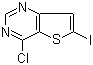 结构式 CAS# 225382-62-7, 4-氯-6-碘噻吩并[3,2-d]嘧啶