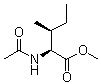 structure of CAS# 2256-76-0, N-Acetyl-L-isoleucine methyl ester;N-Acetyl-L-isoleucine methyl ester; N-Acetylisoleucine methyl ester