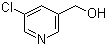 结构式 CAS# 22620-34-4, 5-氯-3-吡啶甲醇