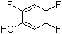 结构式 CAS# 2268-16-8, 2,4,5-三氟苯酚