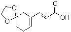 结构式 CAS# 226916-19-4, (2E)-3-(1,4-二氧杂螺[4.5]癸-7-烯-7-基)-2-丙烯酸