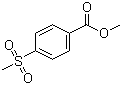 结构式 CAS# 22821-70-1, 4-甲磺酰基苯甲酸甲酯