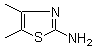structure of CAS# 2289-75-0, 4,5-Dimethyl-2-thiazolamine;2-Amino-4,5-dimethylthiazole; 4,5-Dimethyl-1,3-thiazol-2-amine