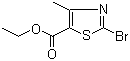 structure of CAS# 22900-83-0, Ethyl 2-bromo-4-methylthiazole-5-carboxylate