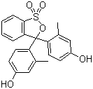 结构式 CAS# 2303-01-7, 间甲酚紫; 间甲苯酚紫; 间甲酚磺酰酞; 3,3'-二甲基酚酞