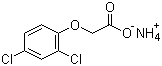 结构式 CAS# 2307-55-3, 2,4-二氯苯氧基乙酸铵; 2,4-D 铵盐