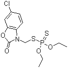 structure of CAS# 2310-17-0, Phosalone;6-Chloro-3-(diethoxyphosphinothioylsulfanylmethyl)-1,3-benzoxazol-2-one; S-[(6-Chloro-2-oxo-3(2H)-benzoxazolyl)methyl]phosphorodithioic acid O,O-diethyl ester
