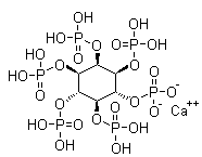 structure of CAS# 23183-60-0, myo-Inositol hexakis(dihydrogen phosphate) calcium salt (1:1)