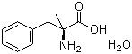structure of CAS# 23239-35-2, 2-Methyl-L-phenylalanine monohydrate;(S)-(+)-2-Amino-2-methyl-3-phenylpropanoic acid monohydrate