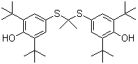 结构式 CAS# 23288-49-5, 普罗布考; 4,4'-[(1-甲基乙基)二硫]双[(2,6-二叔丁基)苯酚]